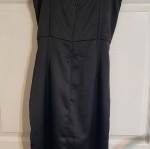 Black satiny dress worn once
